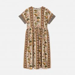 Kate Sheridan SALE Women's Cotton Summer Flow Dress - Band Floral