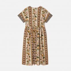 Kate Sheridan SALE Women's Cotton Summer Flow Dress - Band Floral