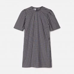 Kate Sheridan SALE Women's Cotton Gunnera Dress - Blue Gingham 6 Kate Sheridan SALE Women's Cotton Gunnera Dress - Blue Gingham