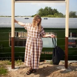 Kate Sheridan Waxed Cotton Giga Tote - Black SALE