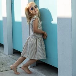 Ketiketa SALE Hand Woven Cotton Hazel Dress - Rainbow Stripe 11 Ketiketa SALE Hand Woven Cotton Hazel Dress - Rainbow Stripe