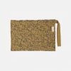 Konges Sløjd Organic Cotton Changing Mat - Winter Leaves Mustard