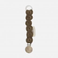 Konges Sløjd Merino Wool Soother/Pacifier Clip - Olive