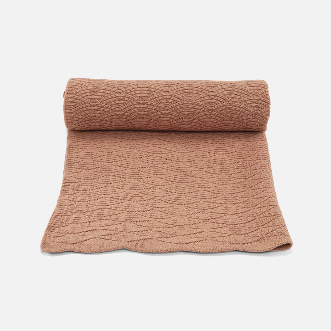 Konges Sløjd Organic Cotton Pointelle Blanket/Swaddle - Brush Baby Sleep & Blankets 3 Konges Sløjd Organic Cotton Pointelle Blanket/Swaddle - Brush Baby Sleep & Blankets