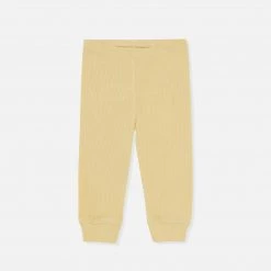 Konges Sløjd Organic Cotton Siff Leggings - Reed Yellow