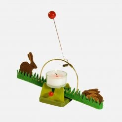 Kraul Candle Seesaw With Rabbits Kit