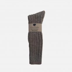 Deals MamaOwl Store 25 Lana Bambini Adult’s Wool/Alpaca Chunky Long Socks - Cocoa Outlet