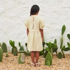 Liilu Organic Cotton Bonita Dress - Flower Check SALE