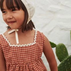 Liilu Organic Cotton Chiara Romper - Check SALE