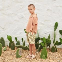 Liilu SALE Organic Cotton Muslin Hennes Shirt - Toast