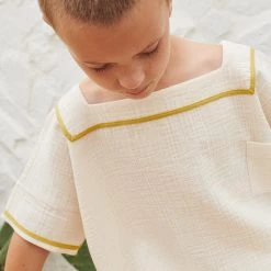 Liilu Organic Cotton Pepijn Pyjama - Milk