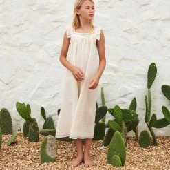 Organic Cotton Liilu Nightdress - Milk