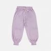 Liilu Organic Cotton Terry Smocked Pants - Lavender