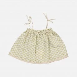 Liilu SALE Organic Cotton Ada Top - Flower Check