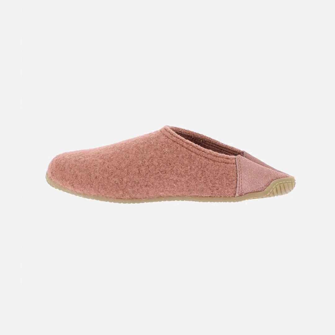 Living Kitzbühel Adult’s Boiled Wool Babouche Slipper - Rosewood 4 Living Kitzbühel Adult’s Boiled Wool Babouche Slipper - Rosewood