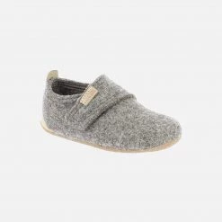 Living Kitzbühel Shoes Undyed Boiled Wool Slipper Shoe - Natural Brown