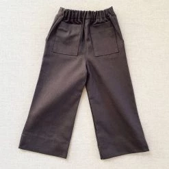 Mabo Cotton Canvas Remy Trousers - Charcoal