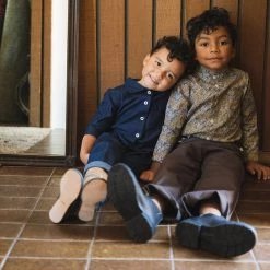 Mabo Cotton Wylie Romper - Denim