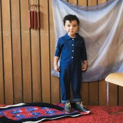 Mabo Cotton Wylie Romper - Denim