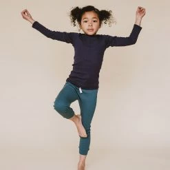 Mabo Organic Cotton Leggings - Azure 11 Mabo Organic Cotton Leggings - Azure