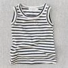 Mabo Organic Cotton Tank Top - Natural/Charcoal Stripe Cotton & Linen 1 Mabo Organic Cotton Tank Top - Natural/Charcoal Stripe Cotton & Linen