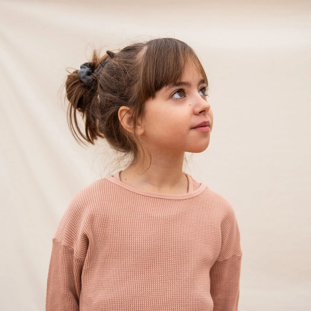 Matona Organic Cotton Waffle LS Top - Terracotta Cotton & Linen 6 Matona Organic Cotton Waffle LS Top - Terracotta Cotton & Linen