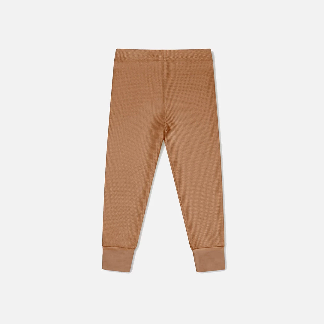 Matona Cotton & Linen Organic Cotton Waffle Pants - Terracotta 5 Matona Cotton & Linen Organic Cotton Waffle Pants - Terracotta