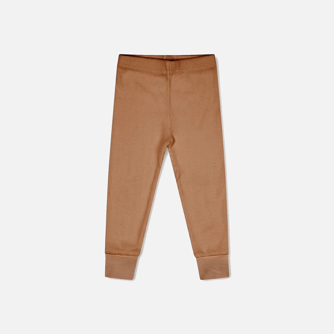 Matona Cotton & Linen Organic Cotton Waffle Pants - Terracotta 4 Matona Cotton & Linen Organic Cotton Waffle Pants - Terracotta