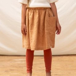 Matona Linen Gaia Skirt - Honey 28 Matona Linen Gaia Skirt - Honey