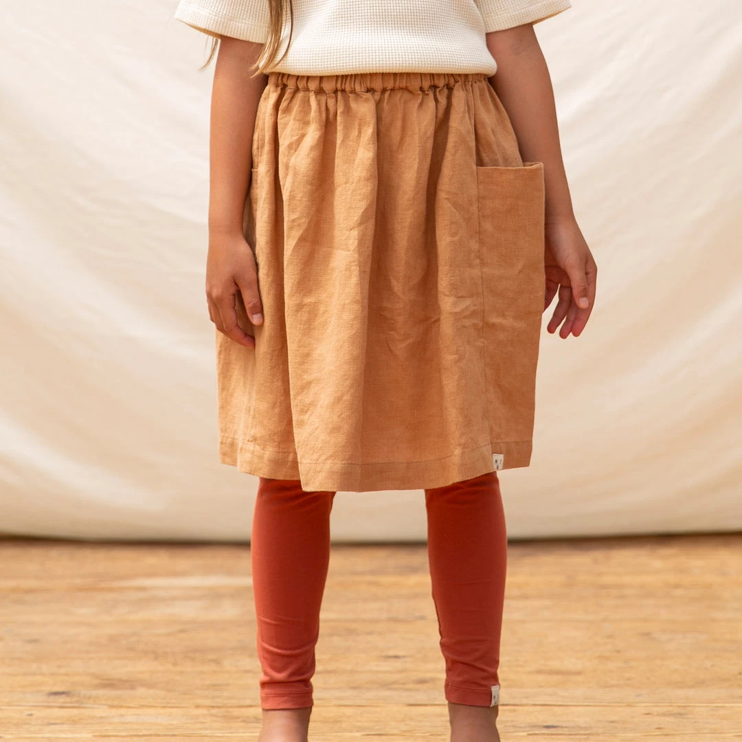 Matona Linen Gaia Skirt - Honey 9 Matona Linen Gaia Skirt - Honey