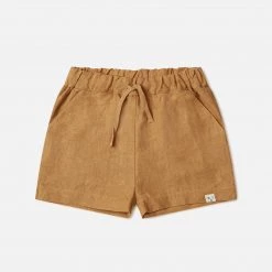 Matona Linen Arkie Shorts - Honey SALE