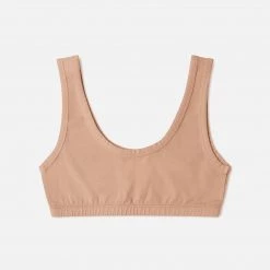 Matona SALE Women's Organic Cotton Basic Cropped Top - Terracotta