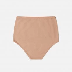 Matona Women's Organic Cotton Basic High Waist Briefs - Terracotta SALE