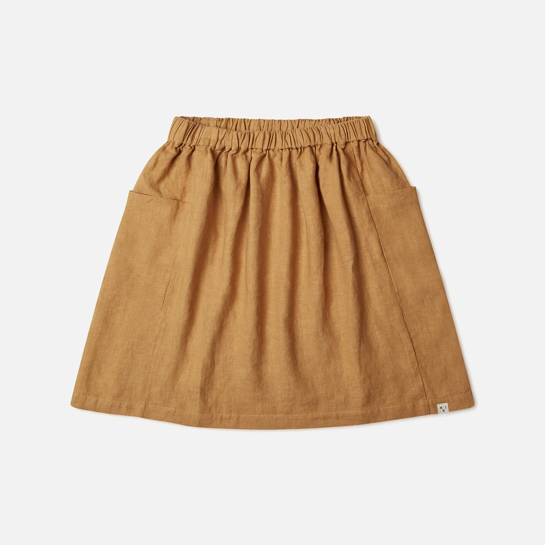Matona Linen Gaia Skirt - Honey 4 Matona Linen Gaia Skirt - Honey