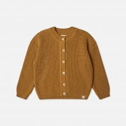 Matona Organic Cotton Nico Cardigan - Mustard
