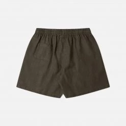 Matona Women's Linen Robin Shorts - Pine