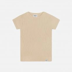 Matona Organic Cotton Rib Suna Tee - Powder SALE