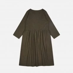 Matona Women's Linen Tilla Wrap Dress - Pine SALE 23 Matona Women's Linen Tilla Wrap Dress - Pine SALE