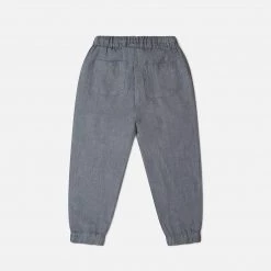 Matona Linen Wilder Pants - Storm Blue