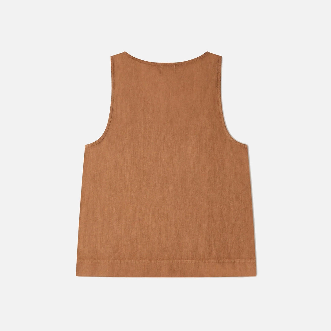 Matona Women's Linen Rosa Tank Top - Hazel 5 Matona Women's Linen Rosa Tank Top - Hazel