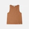 Matona Women's Linen Rosa Tank Top - Hazel 2 Matona Women's Linen Rosa Tank Top - Hazel