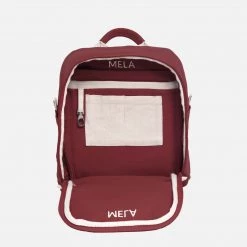 Organic Cotton Mela II Mini Backpack - Burgundy Red Bags