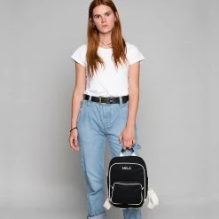 Organic Cotton Mela II Mini Backpack - Black