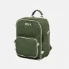 Organic Cotton Mela II Mini Backpack - Olive Green 2 Organic Cotton Mela II Mini Backpack - Olive Green