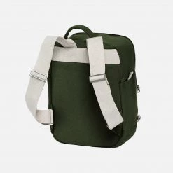 Organic Cotton Mela II Mini Backpack - Olive Green