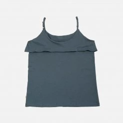 Minimalisma SALE Organic Cotton Ljos Strap Top - Deep Ocean