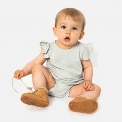 Minimalisma Organic Cotton Pippy Romper - Cloud