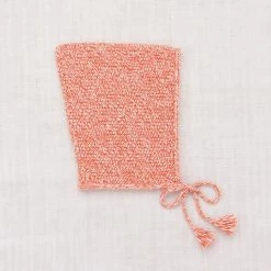 Misha & Puff Cotton & Linen Pima Cotton Cottonseed Bonnet - Melon