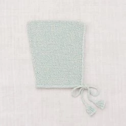 Misha & Puff Cotton & Linen Pima Cotton Cottonseed Bonnet - Steel Blue