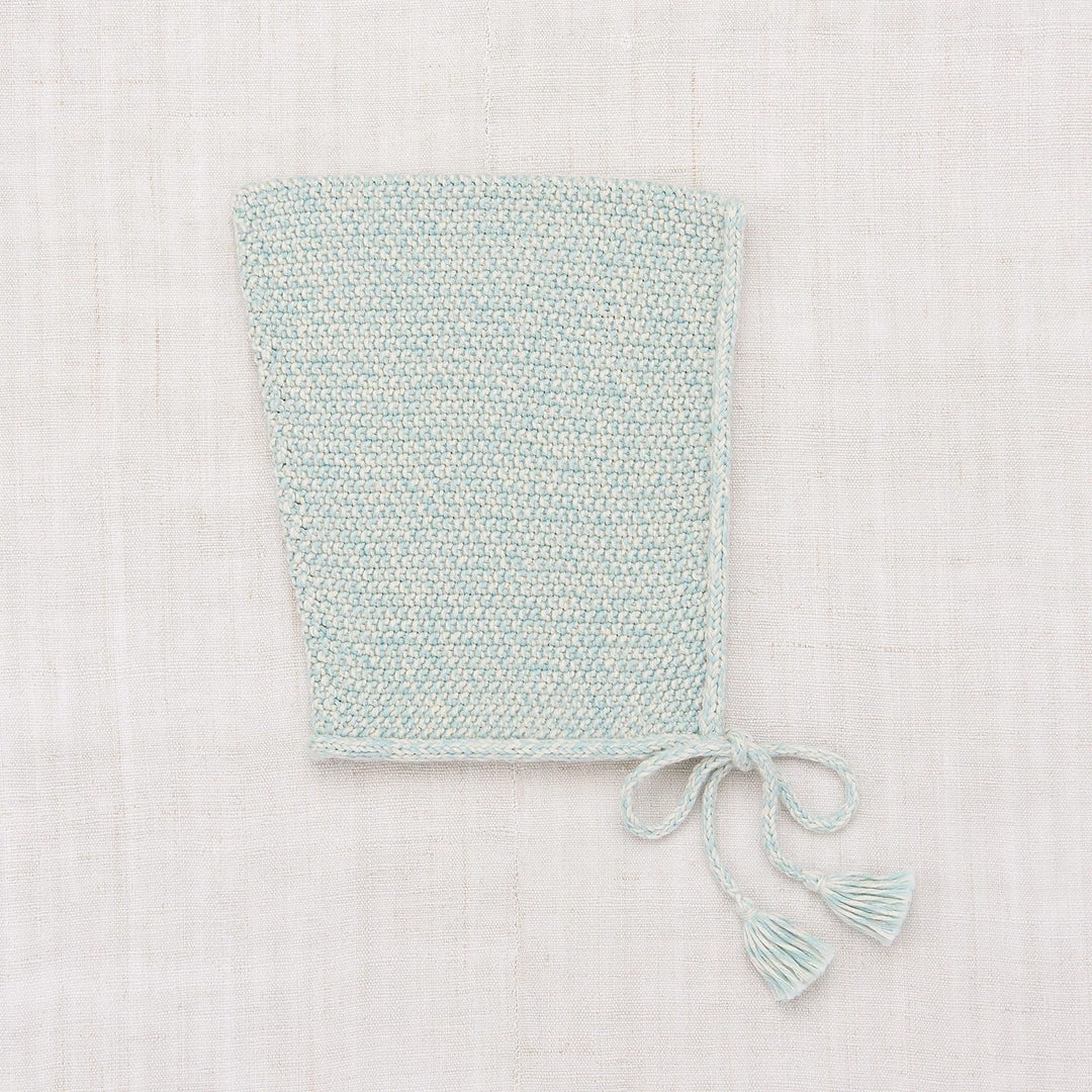 Misha & Puff Cotton & Linen Pima Cotton Cottonseed Bonnet - Steel Blue 3 Misha & Puff Cotton & Linen Pima Cotton Cottonseed Bonnet - Steel Blue